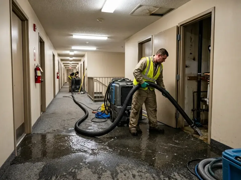 multi-unit-apartment-hallway-f-005 — frequently asked questions, Emergency Burst Pipe Water Extraction & Removal in Coupevil…